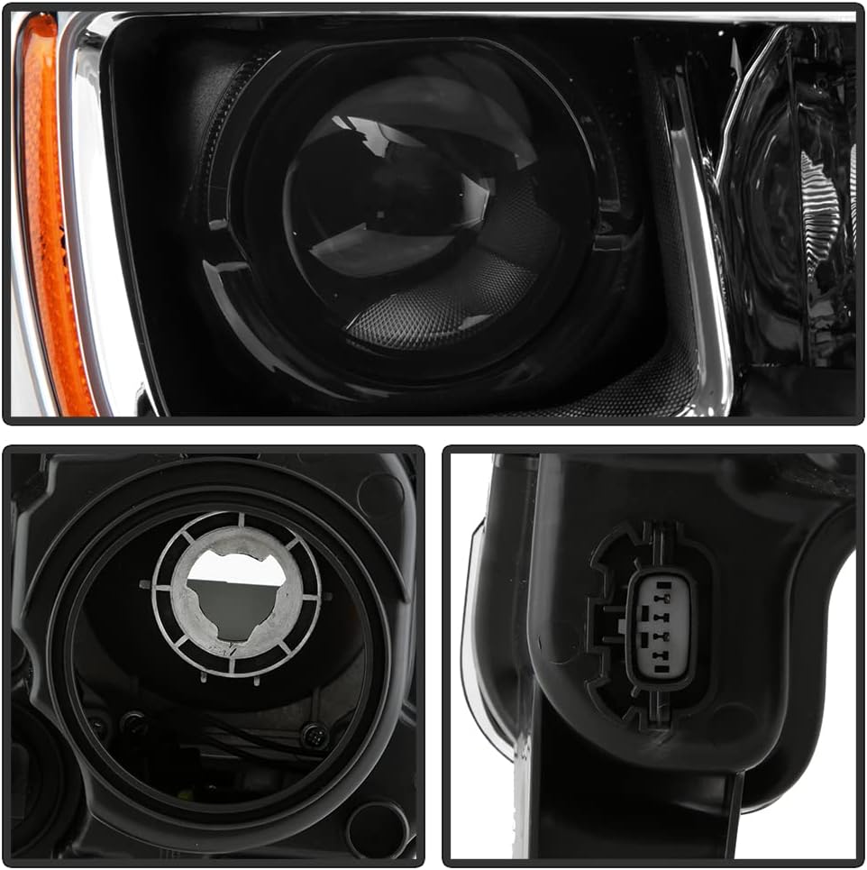 Projector Headlight Headlamp Right Passenger Side B13777