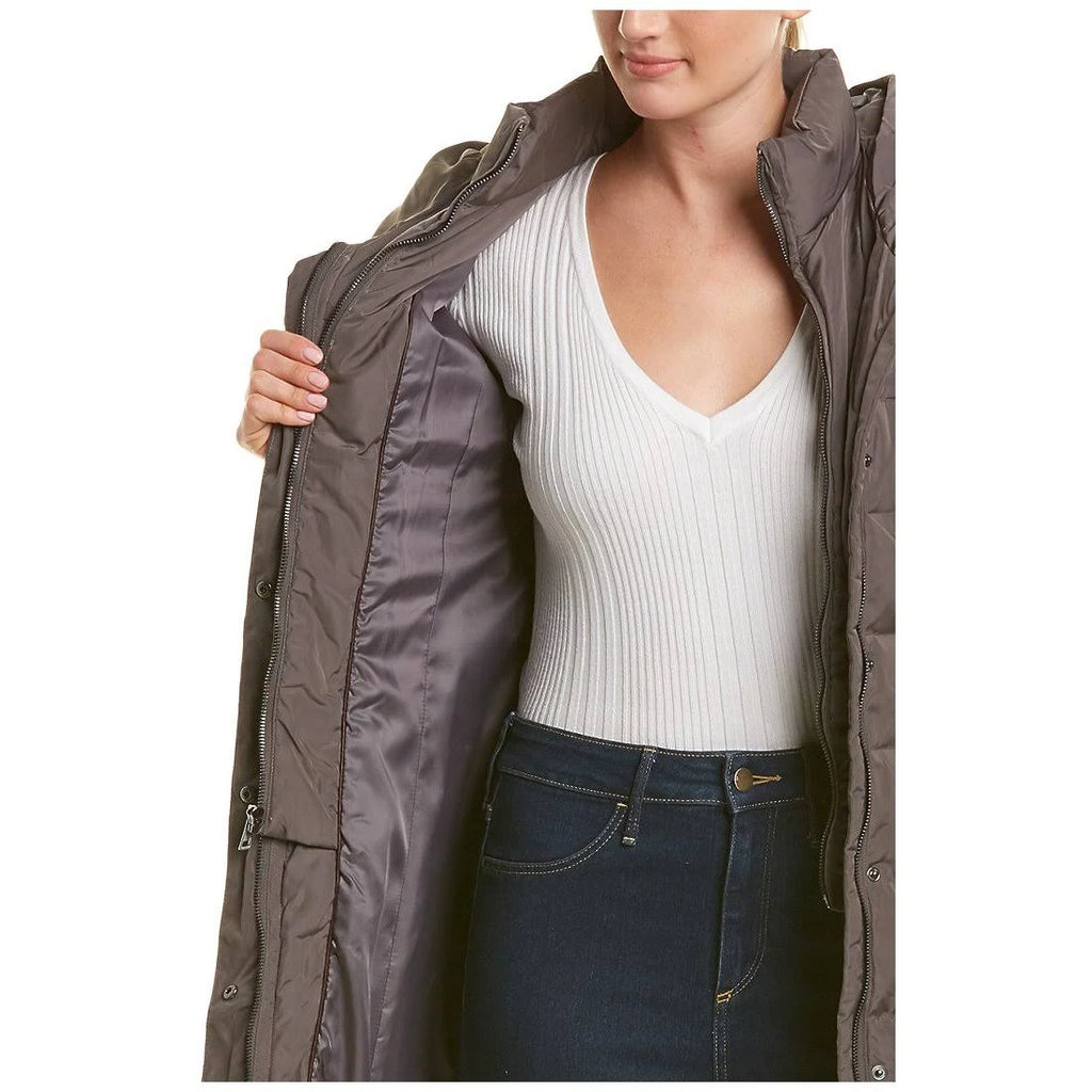 Carbon Hooded Down Puffer Coat L172598