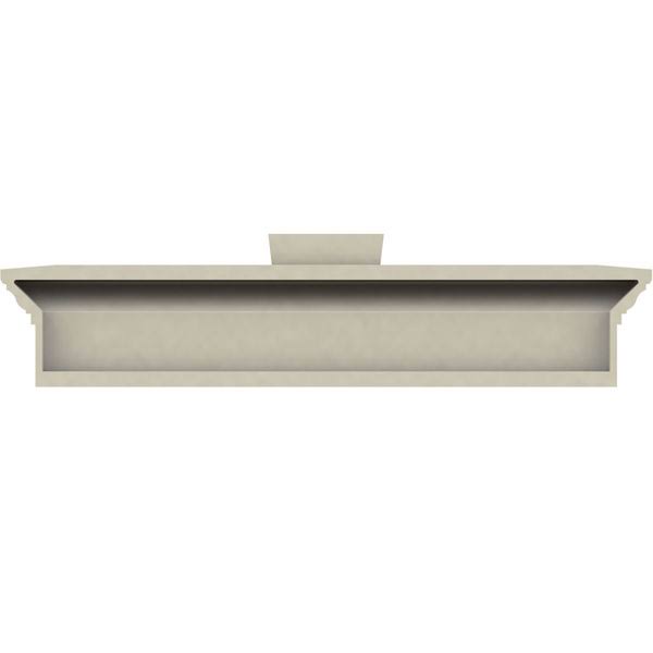 63x22 Bottom Width x 66 1/2x22 Top Width x 6x22H x 1x22P Traditional Crosshead with Flat Keystone J99182