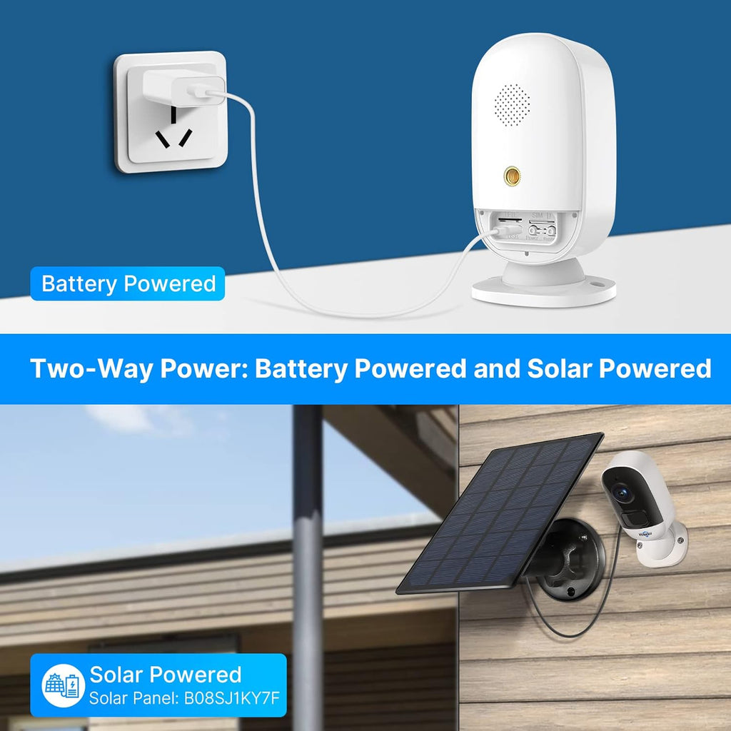2k Outdoor Security Camera System, 2-Cam Wire-Free, 4 Channel, Night Vision C9358