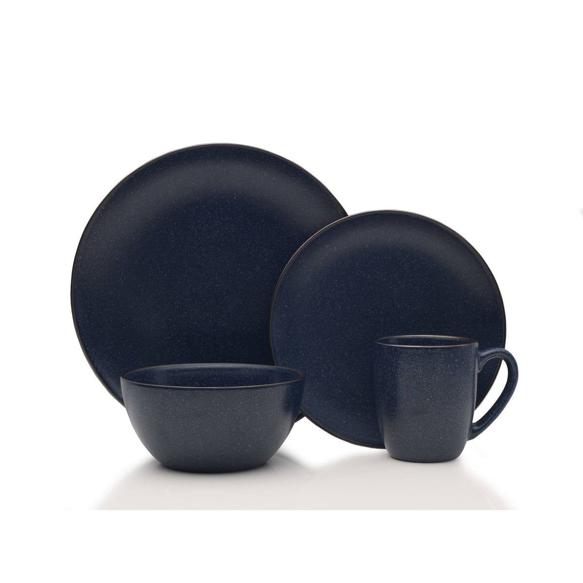 16-pc. Blue Speckling Dinnerware Set Z67517