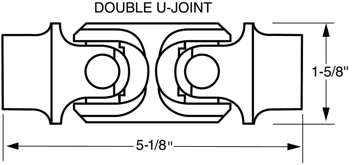 Double Steering Universal Joint H3046