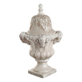 White Urn with Lid Y3410