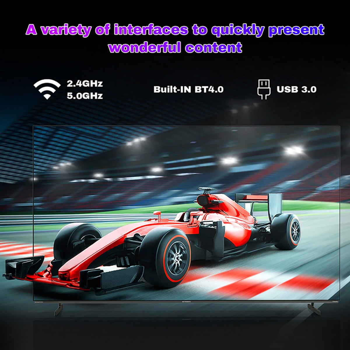 4K Smart TV Box with Remote C8135