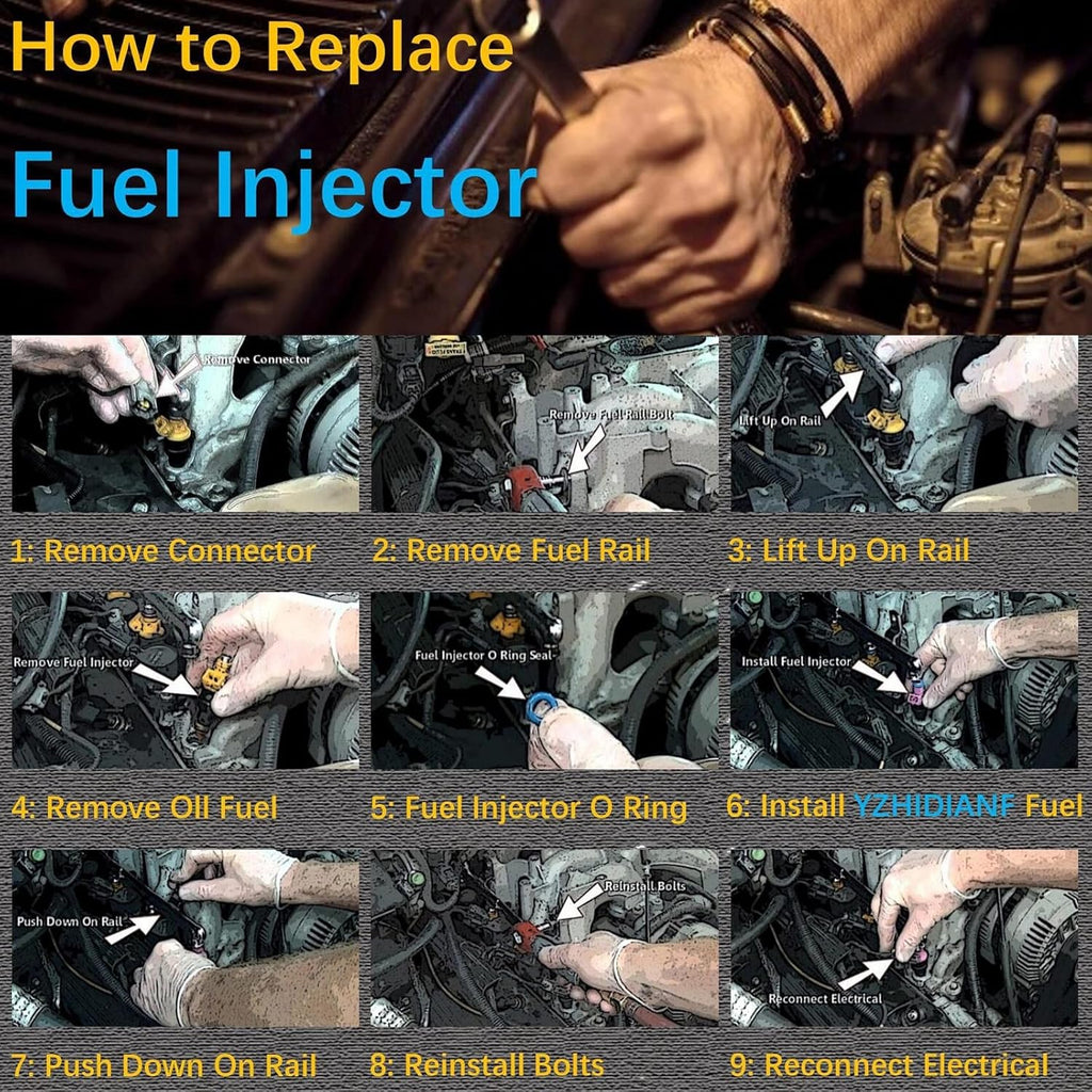 Fuel Injectors 8pcs Pack of 2 P7967