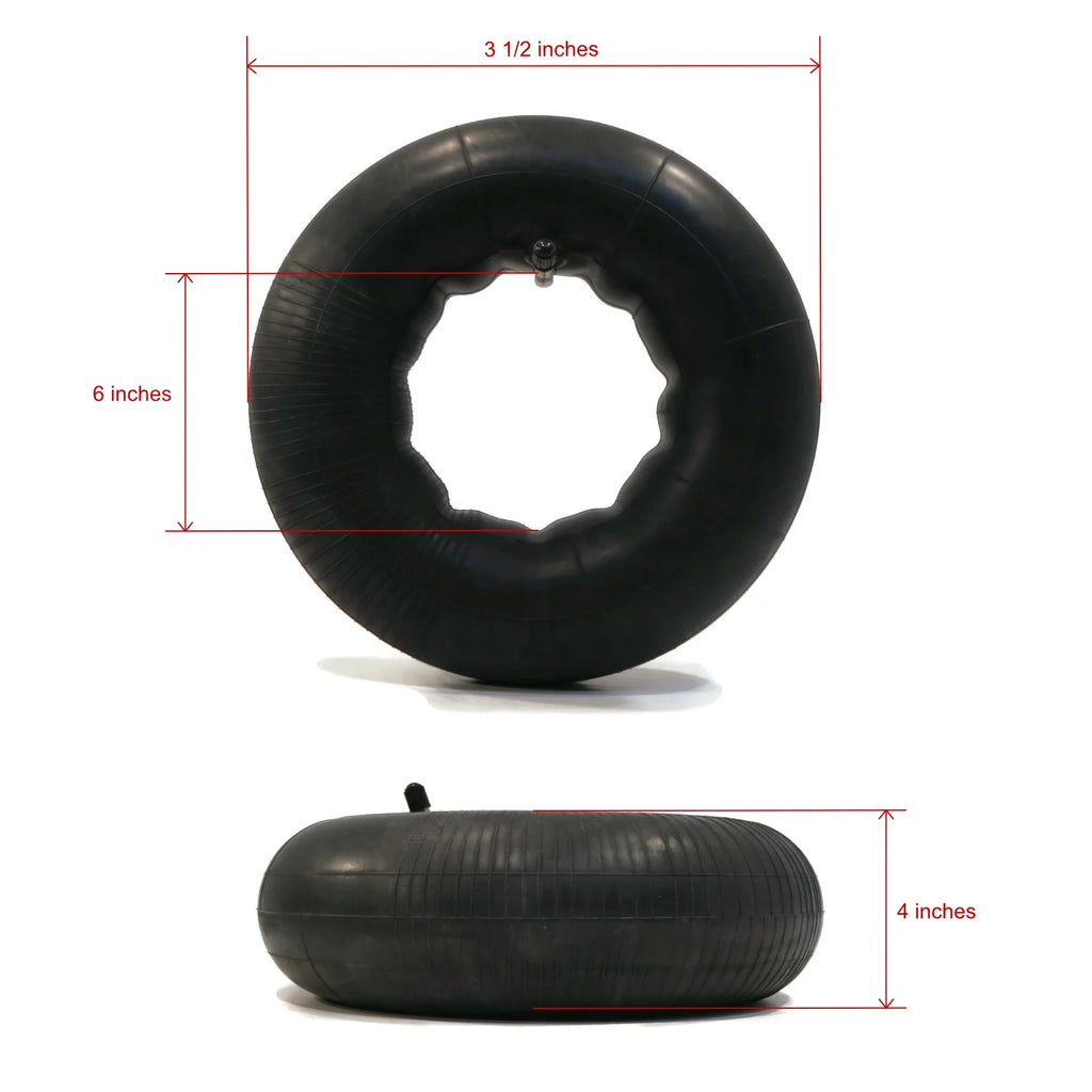 (2) Tire Inner Tubes 4.00x6 TR13 Straight Valve Stem U121616