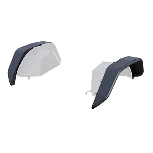 Matte Black Steel Tubular Rear Fender Flares J9165