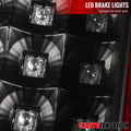 Black LED Sequential Signal Tail Lights Pair Z986