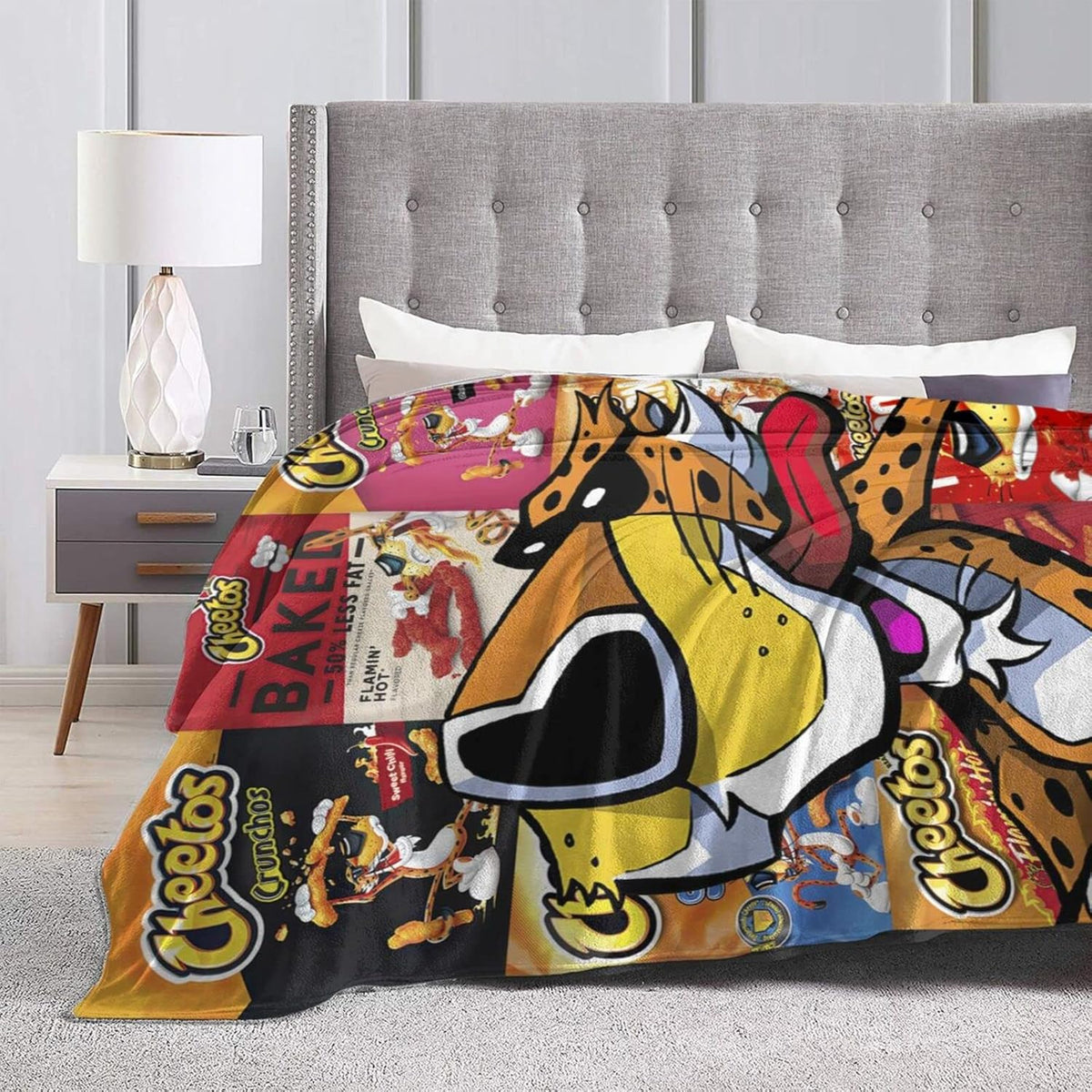 Flannel Bed Blanket Throw Y995398