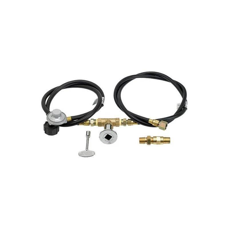 36x22 Square Drop-In Pan with Spark Ignition Kit Propane Fire Pit Ring K551298
