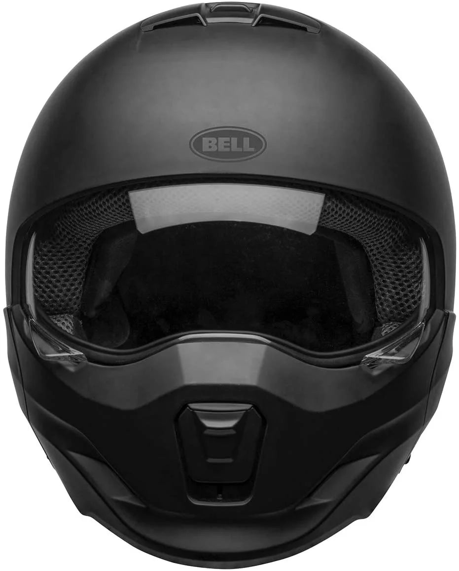 2 in 1 Motorcycle Helmet Matte Black with Gray XX-Large J76934