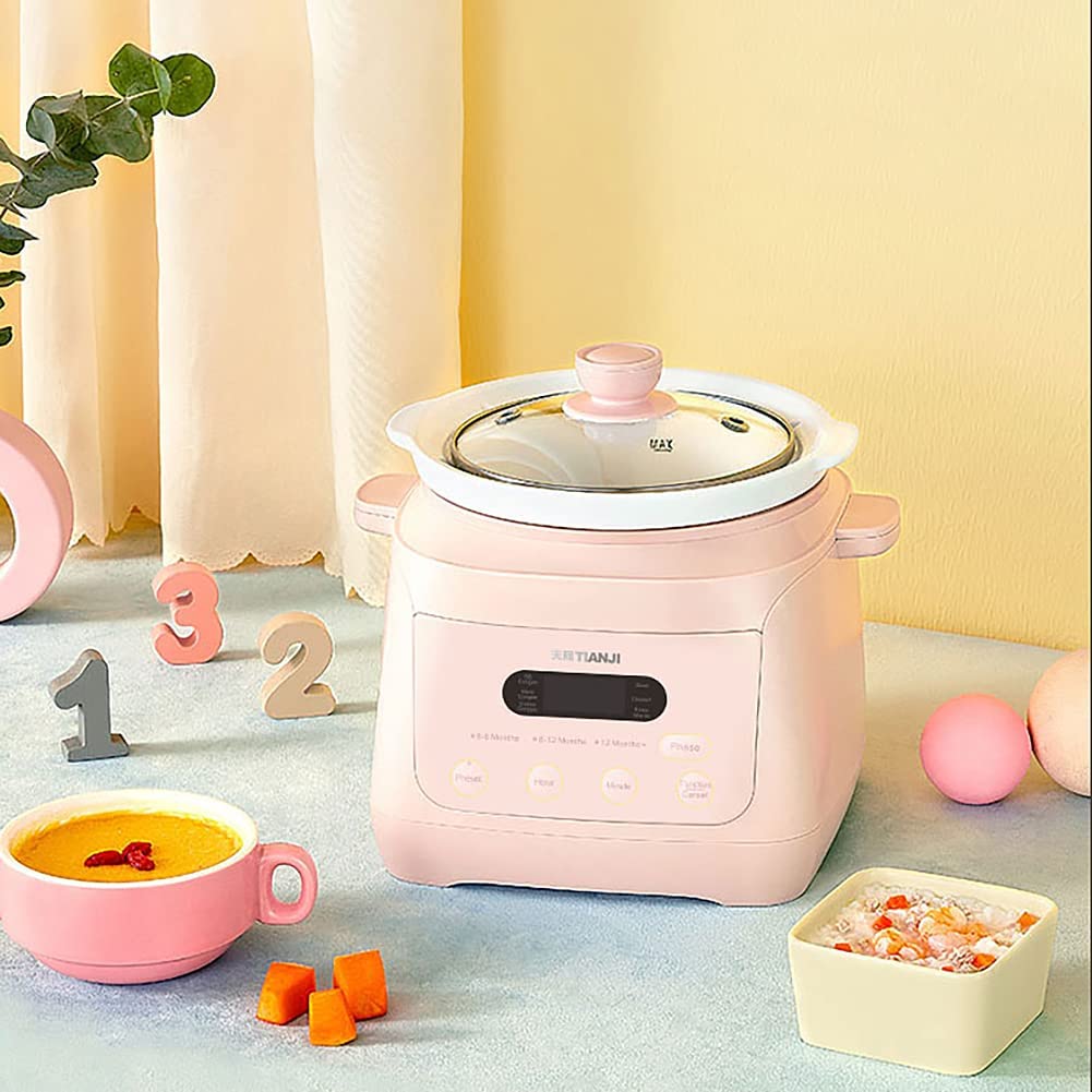 1.3L Pink Ceramic Slow Cooker L979393