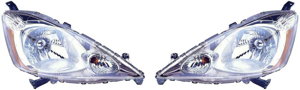 Honda Fit Headlight Assembly Pair Driver and Passenger Side M477702