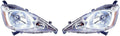 Honda Fit Headlight Assembly Pair Driver and Passenger Side M477702