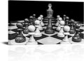 Black and White Chess Canvas Wall Art 20x36inch L450610