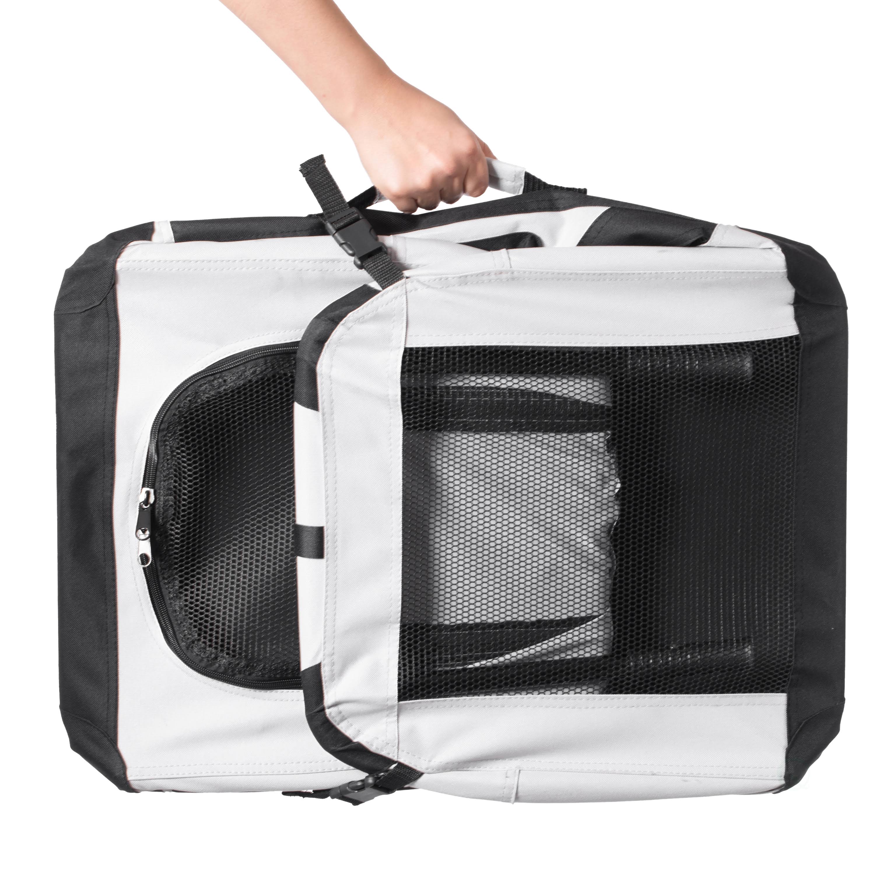 Soft-Sided Mesh Pet Travel Carrier K478