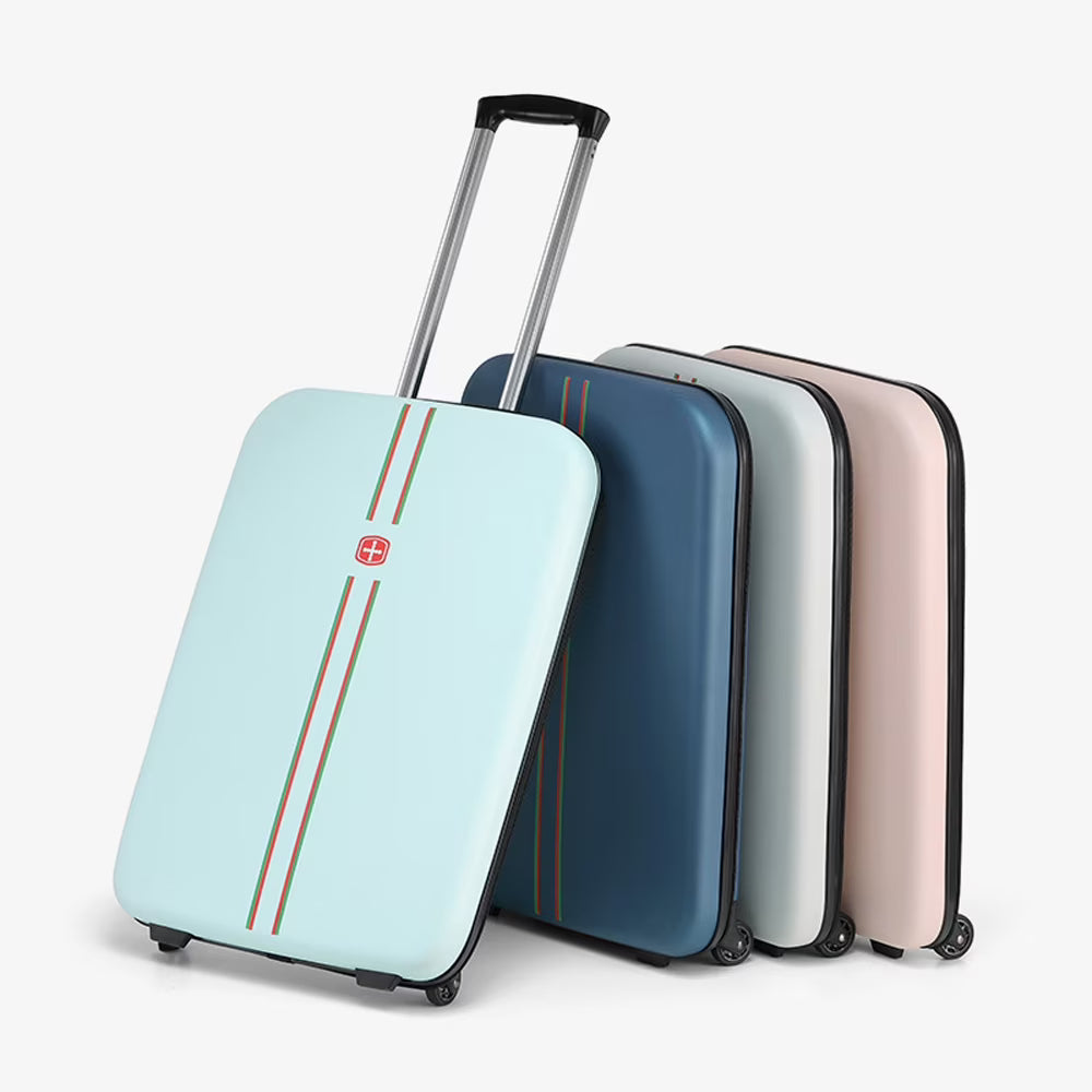 Blue 24 Inch Collapsible Suitcase P2148