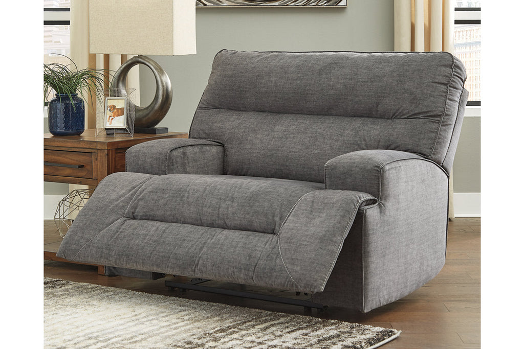 Charcoal Wide Seat Recliner J1179
