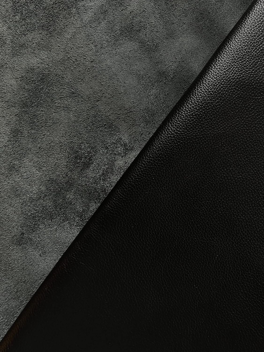 Black Cowhide Leather Whole Hides 40 Sq Ft U752187
