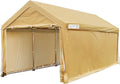 13'X20' Heavy Duty Galvanized Car Canopy with Reinforced Ground Bars N6582