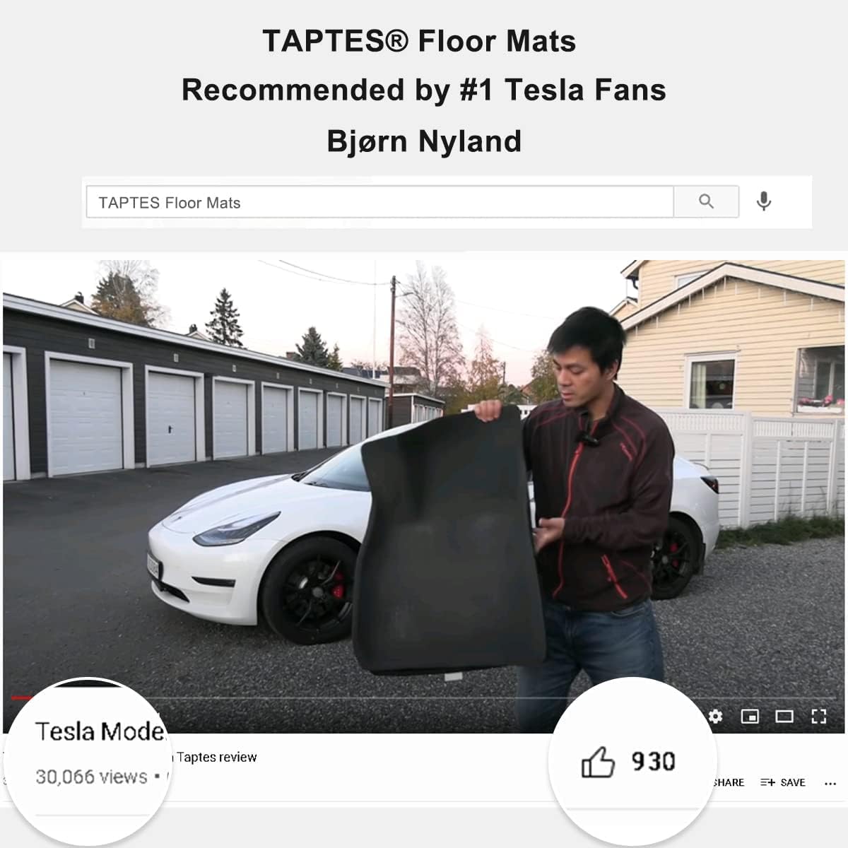 7 Seater Waterproof Floor Mats for Tesla Model Y Q2287