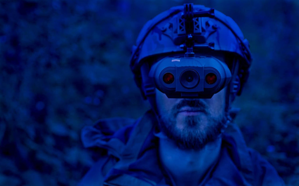 Night Vision Goggles Digital Infrared 1x Magnification 75yd Range Rechargeable Battery V866