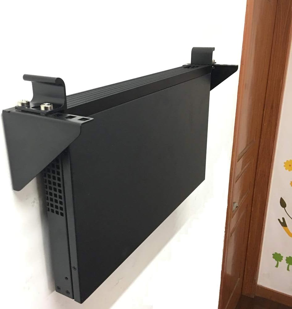2U Light-Loading Foldable 19 Inches Cold Rolled Steel Vertical Wall Mount Rack R100791