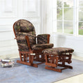 Camouflage Glider Chair and Ottoman O4560