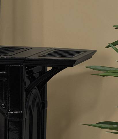 Matte Pewter Cast Iron Stove Shelf Kit G1009
