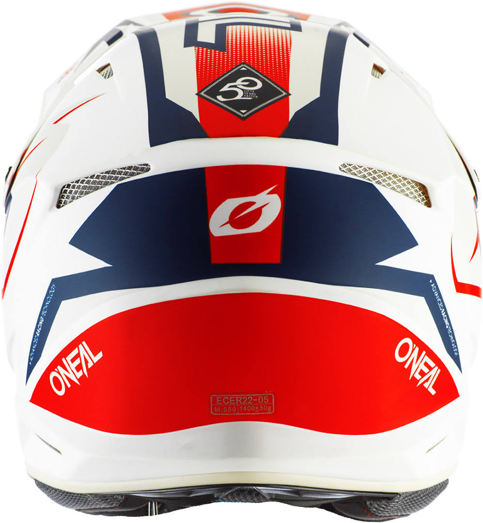 White/Blue XS Cross Helmet N5185