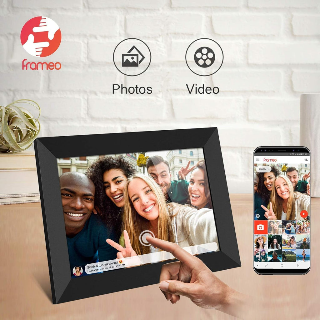8 Inch Smart WiFi Digital Photo Frame with Touch Screen A6973