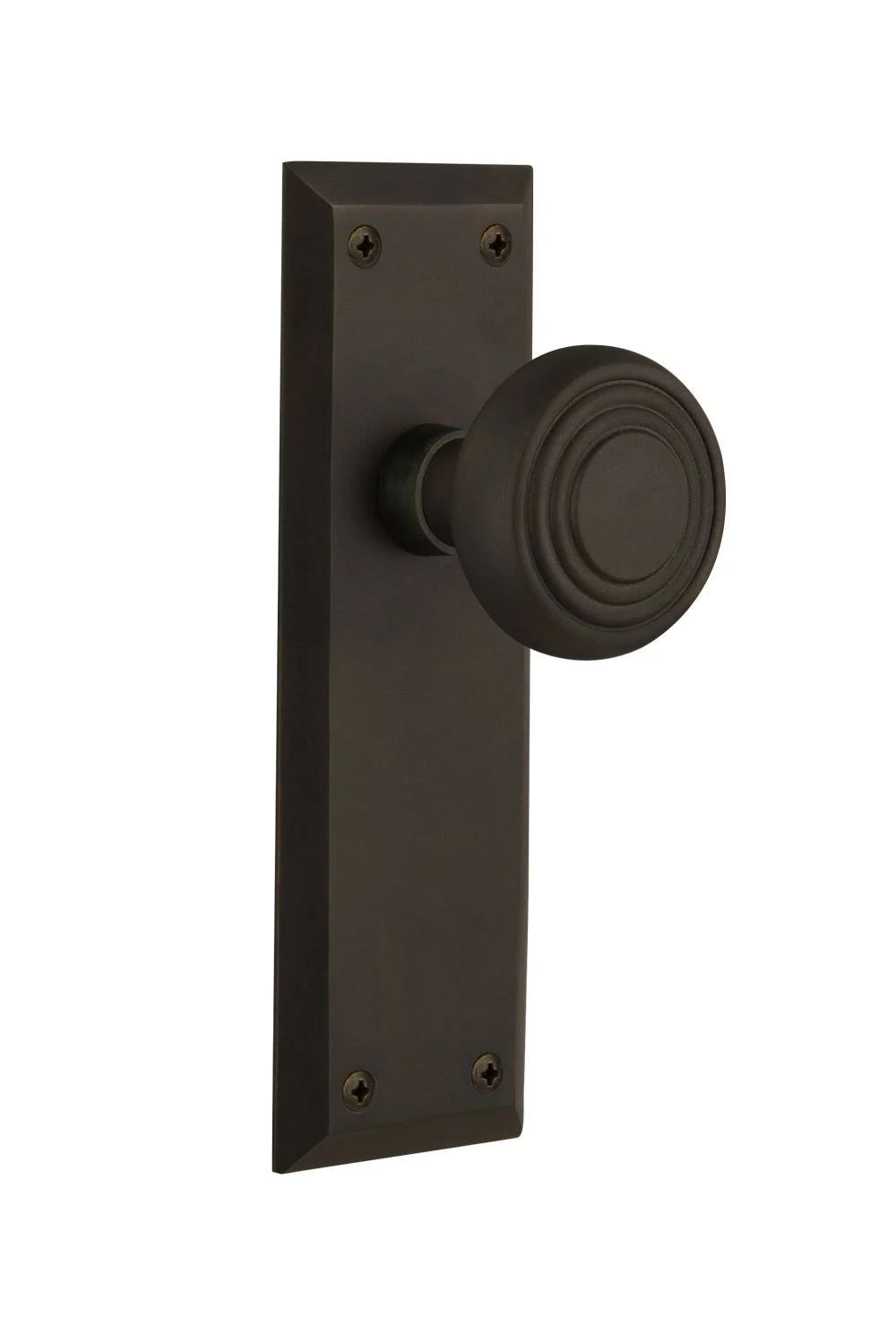 Oil-Rubbed Bronze Passage Door Knob G5485