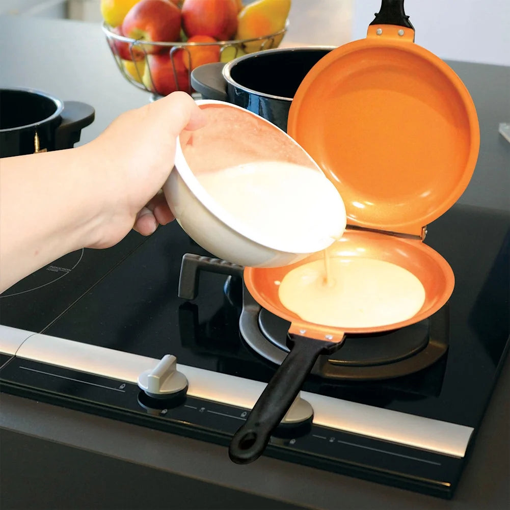 Double Sided Non-Stick Copper Pancake Pan Y3567