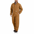 Brown Washed Duck Insulated Coverall I8332
