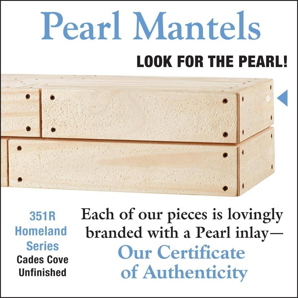 Unfinished 48x22 Shiplap Mantel Shelf F375