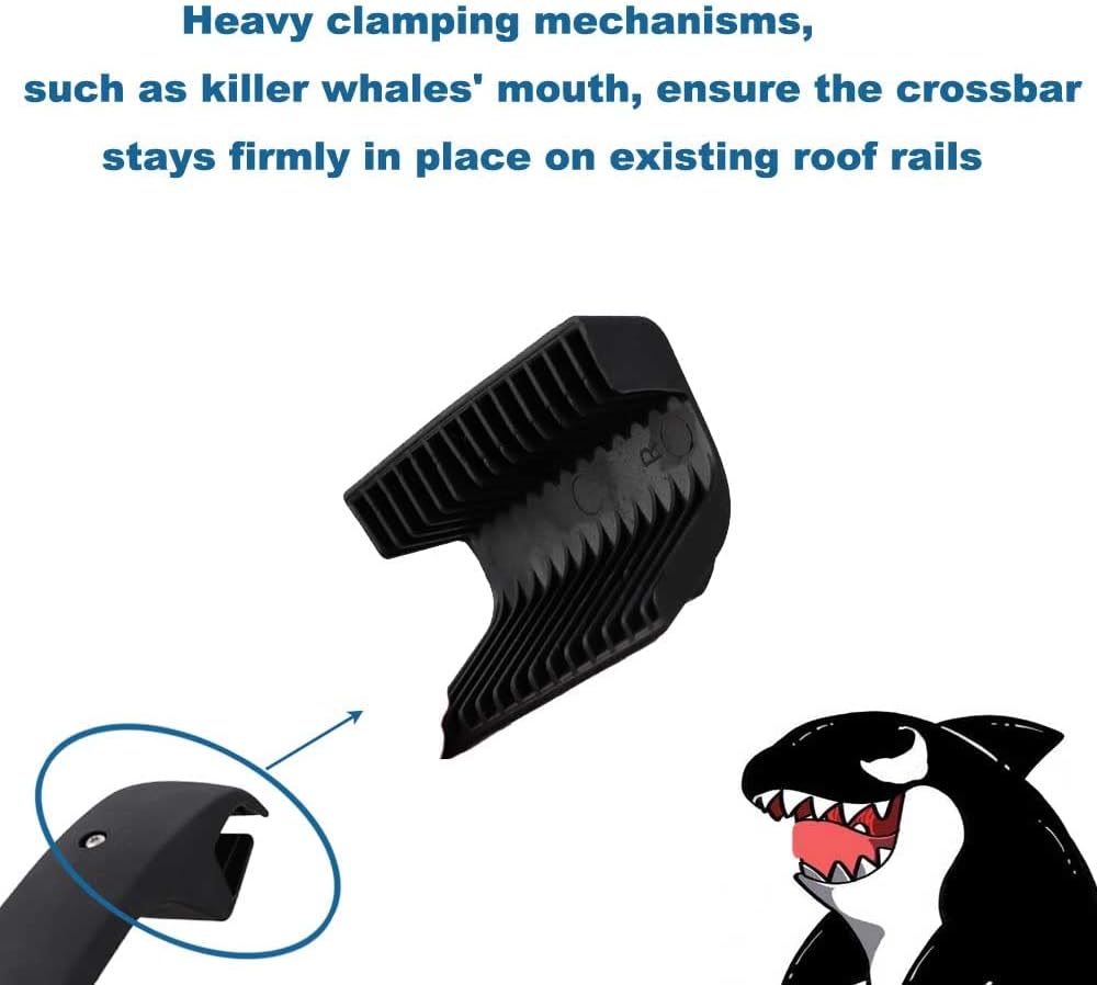 Cross Bar Roof Rack Rails Accessories T722