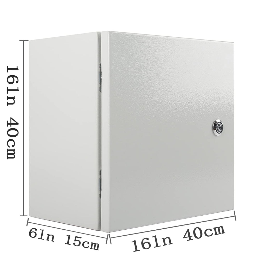 16 x 16 x 6'' NEMA 4X Steel Electrical Box with Mounting Plate C9068