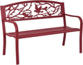 Red Cast Iron Porch Chair A160
