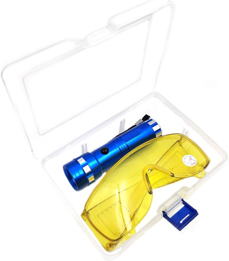 Auto Air Conditioner Leak Detector Tool with UV Protective Glasses H4144