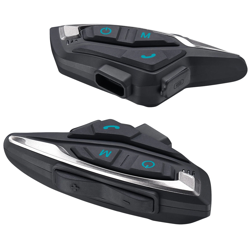 Bluetooth 5.2 Motorcycle Helmet Headset Intercom 8 Rider Noise Cancel W7915