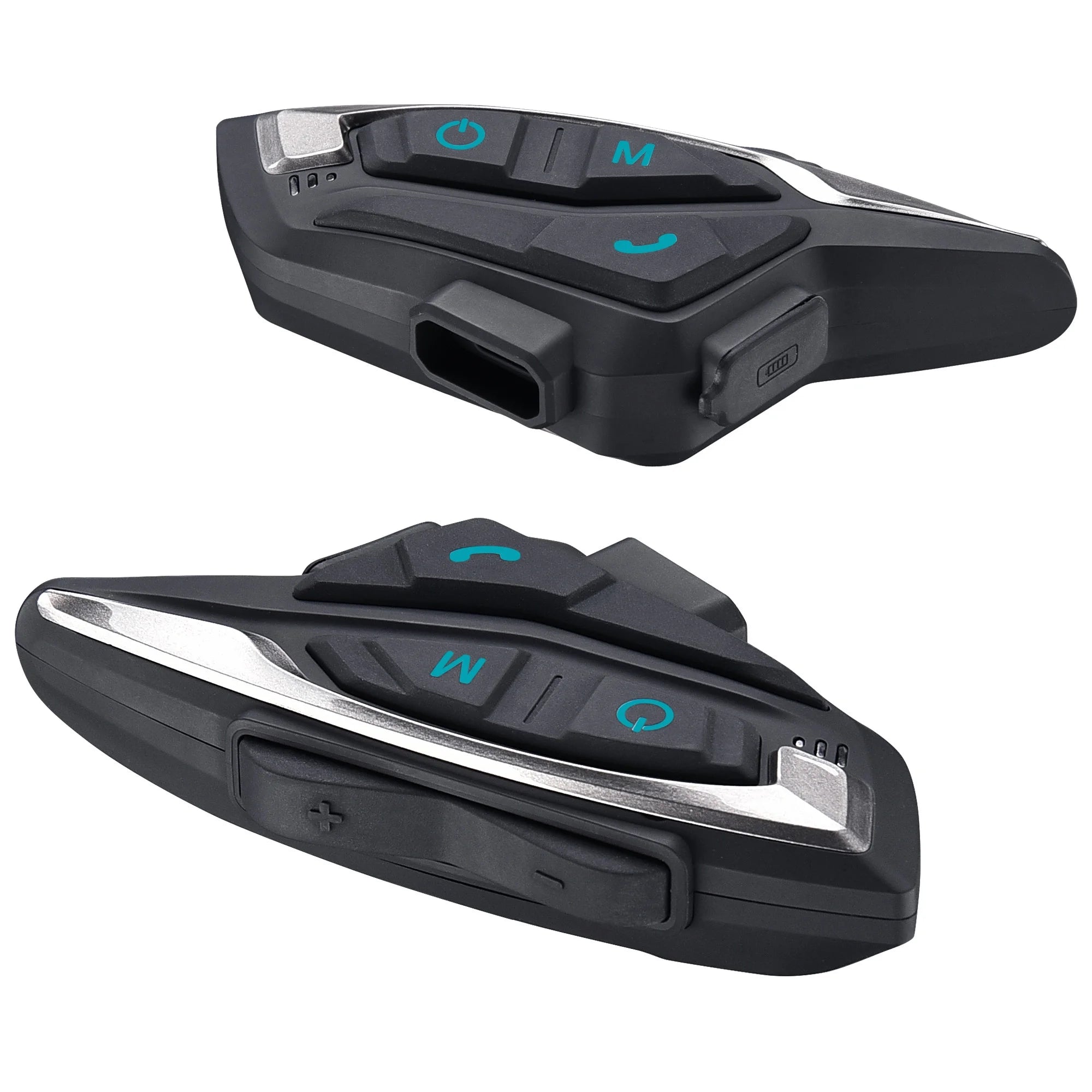 Bluetooth 5.2 Motorcycle Helmet Headset Intercom 8 Rider Noise Cancel W7915
