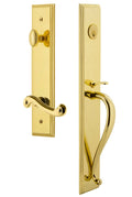 One-Piece S Grip and Newport Lever-Lifetime Brass G475