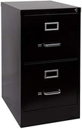 2 Drawer Black Metal Vertical File Cabinet H96543