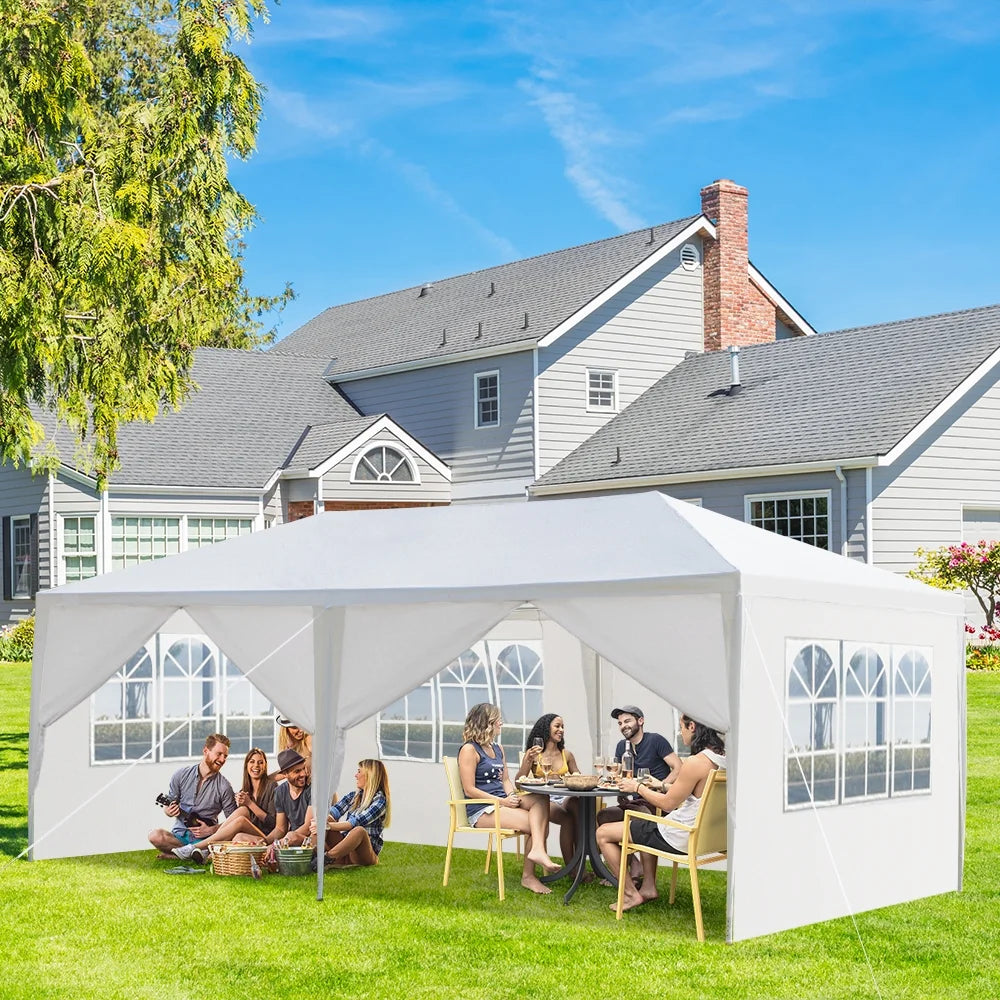 Waterproof Party Tent with Removable Sidewalls T19954