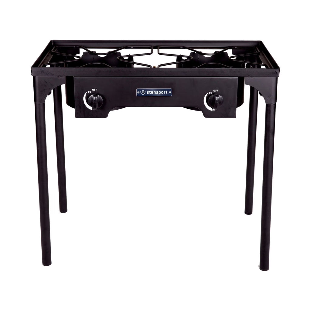 2 Burner Cast Iron Stove with Stand B79953