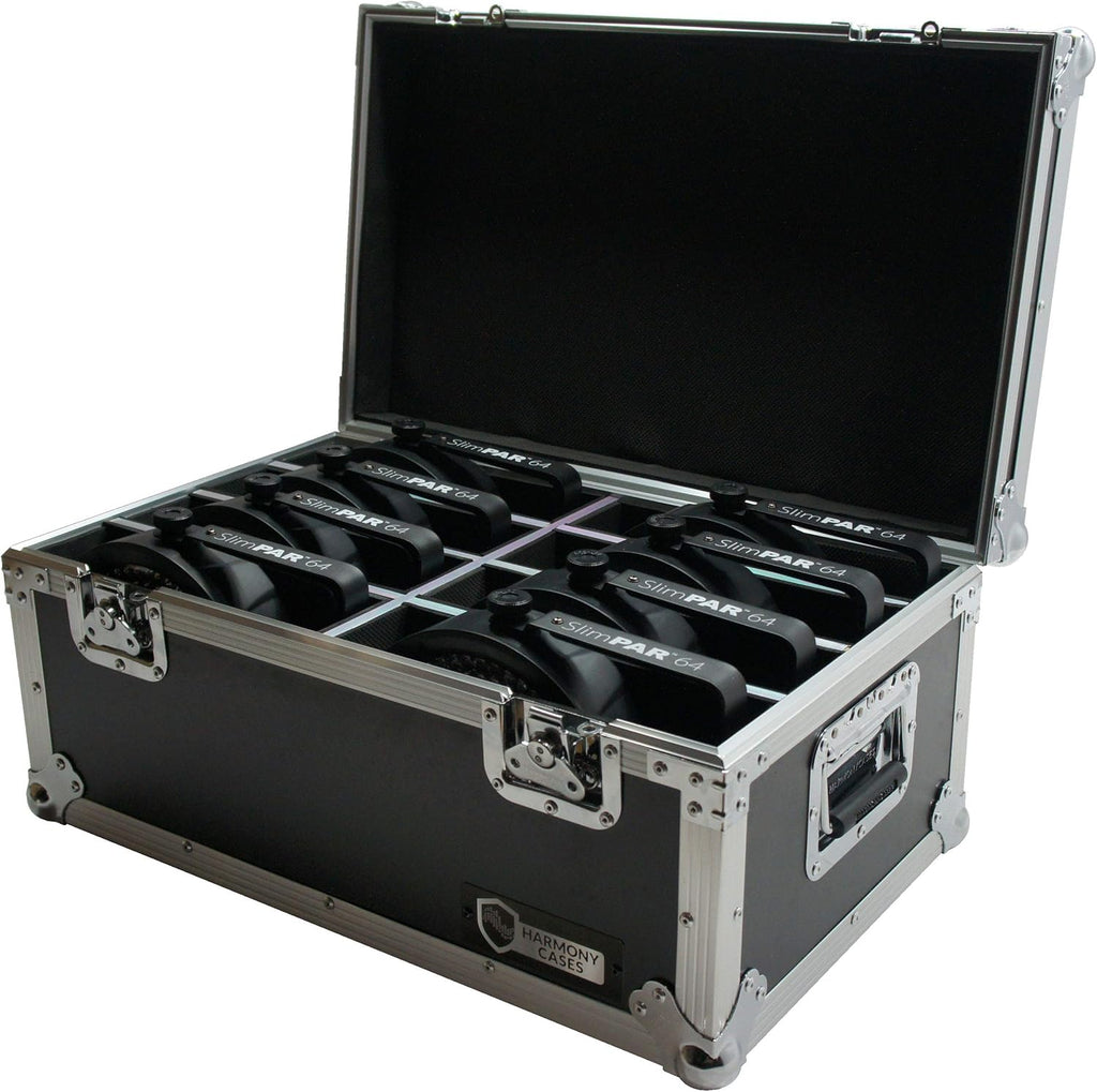 8 Space Slimpar Can Light Flight Case S62579