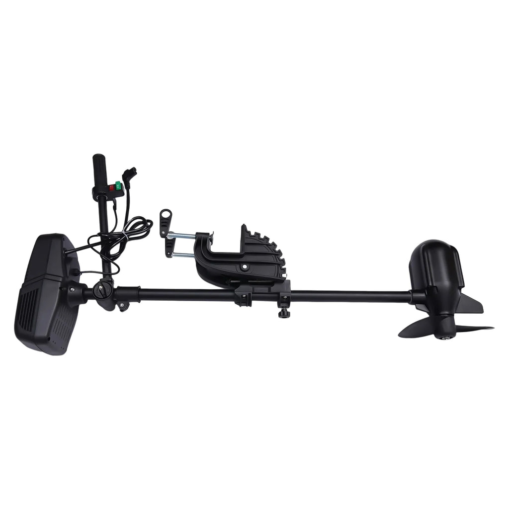 48V 1400W Electric Trolling Motor Outboard Motor Fishing Boat Engine LED Display 360° Rotatable Brushless Motor 2300RPM J640344