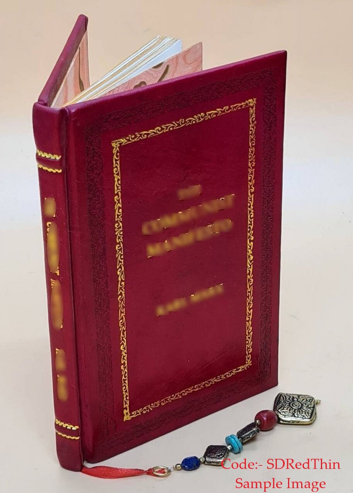 Premium Leather Bound Book Q738