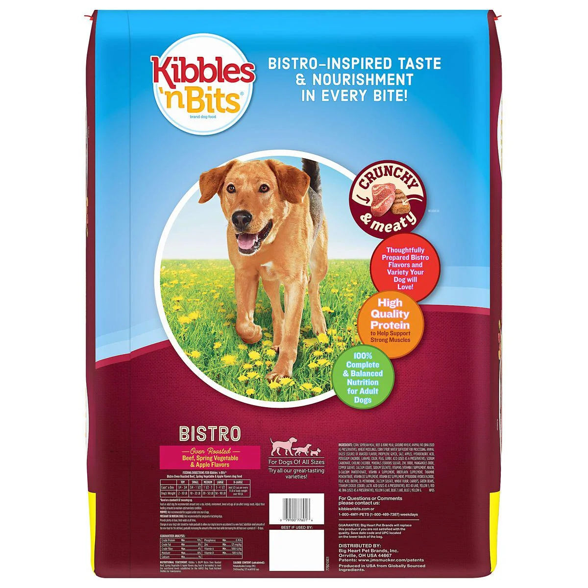 Adult Oven-Roasted Beef Dry Dog Food L612