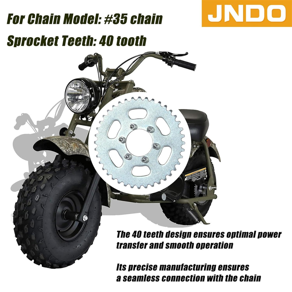 40 Teeth Rear Sprocket for Mini Bike Go Kart I609